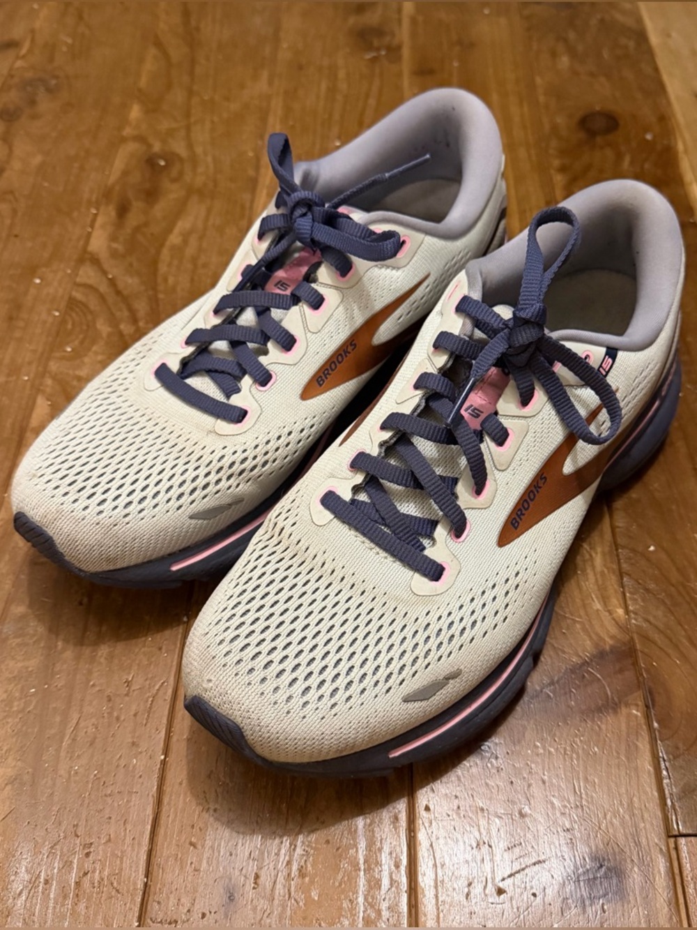 Brooks Women’s Ghost 15 Spa Blue/Neon Pink/Copper